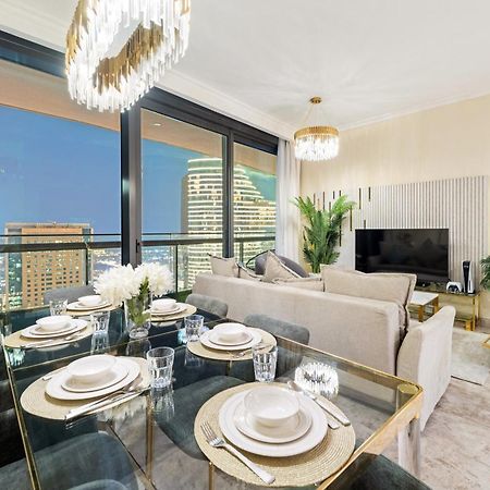 First Class 2Br With Full Dubai Skyline & Sea View Exterior photo